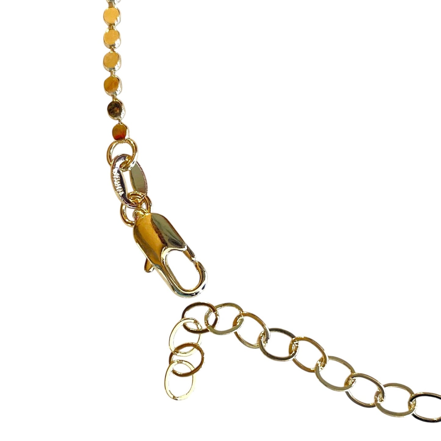2mm Flat Ball Chain 18k Gold Filled Necklace