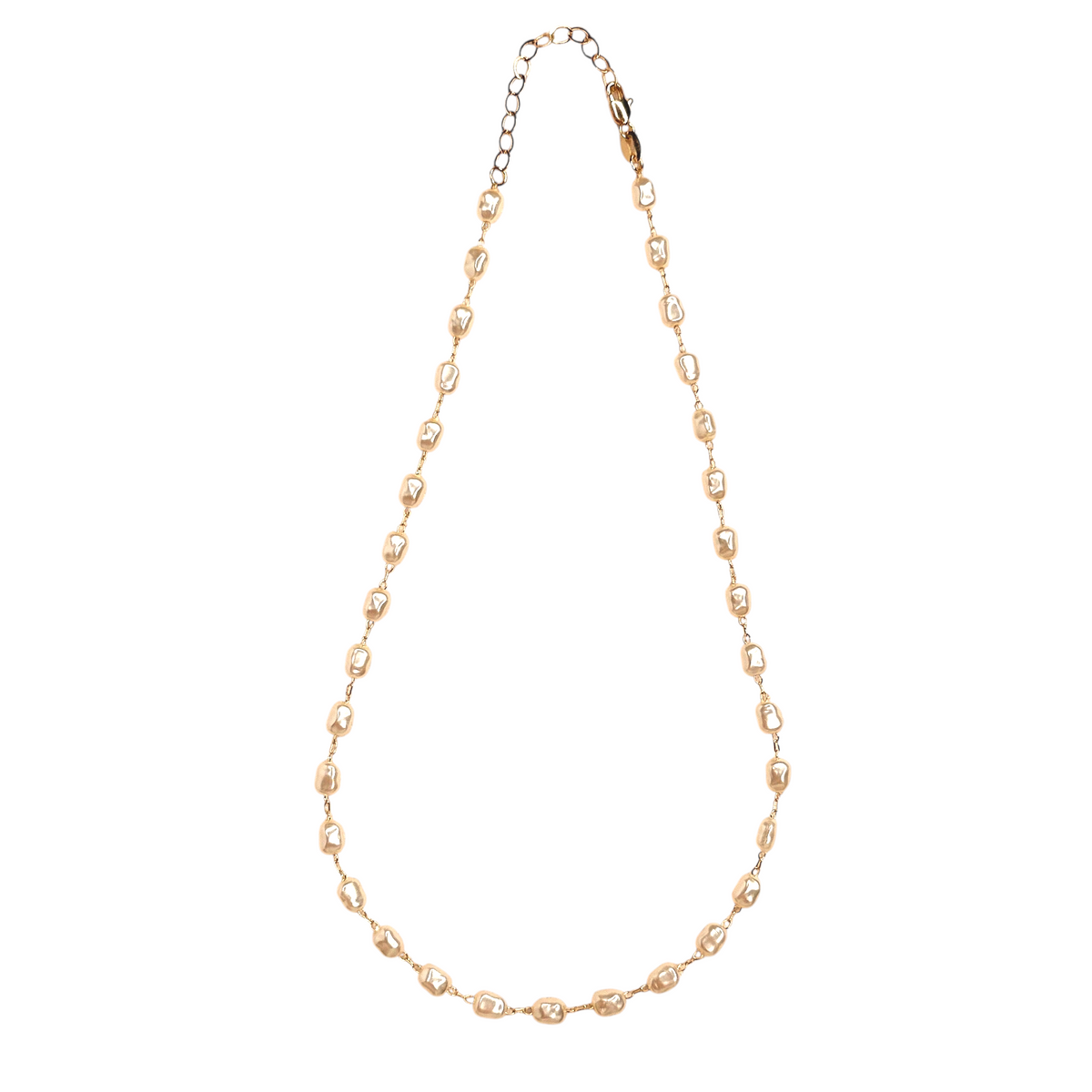 Baroque Pearl Necklace in 18K gold-filled