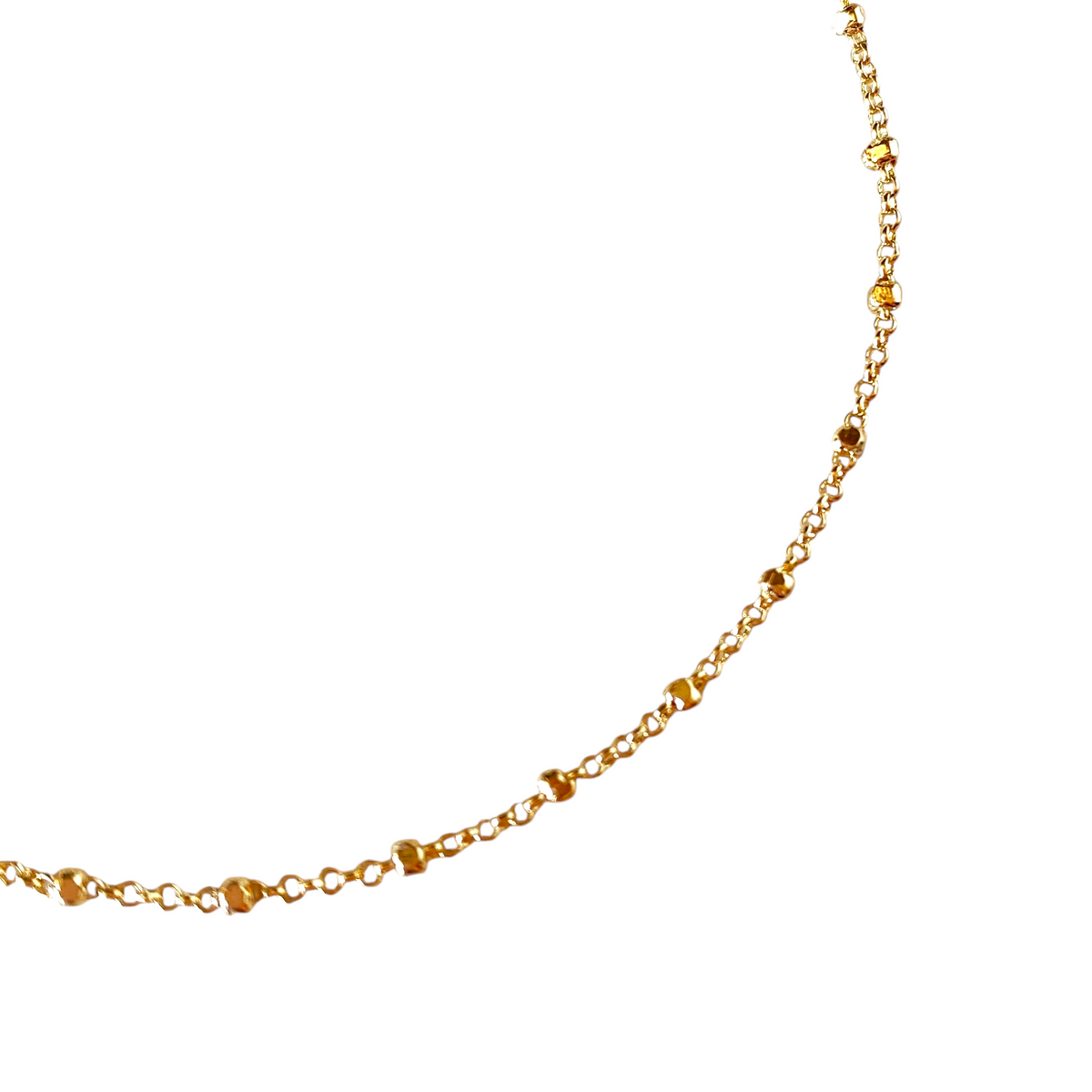 Satellite Chain 1mm Bracelet in 18K gold-filled