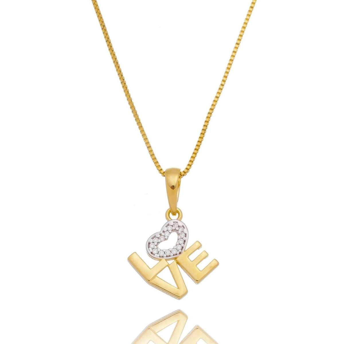 Love Letters Necklace in 18K gold-filled