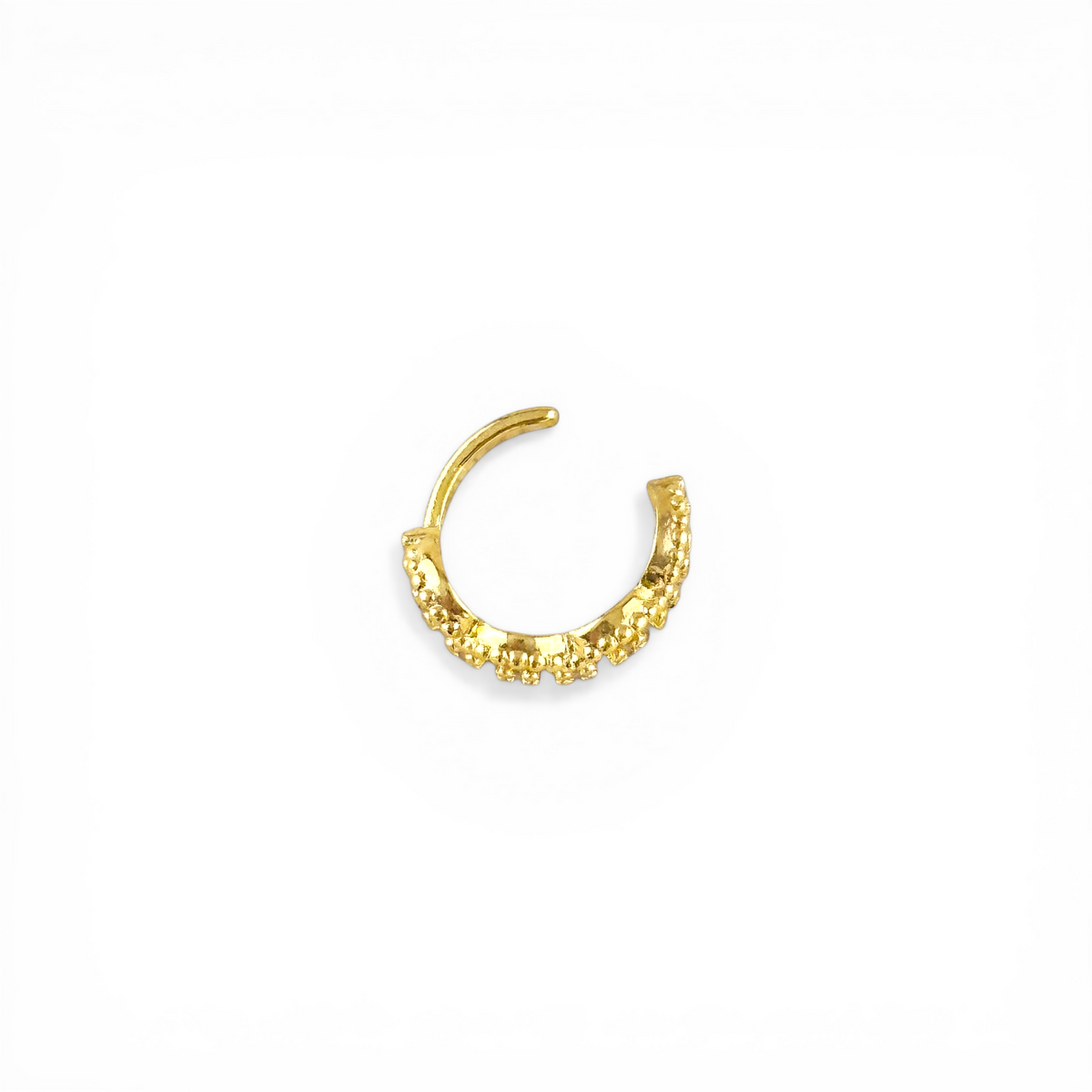 Minimalist Line CZ Ear Cuff in 18K gold-filled, view 3
