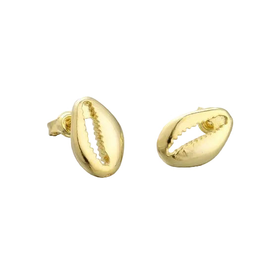 GoldFi 18k Gold Filled Cowrie Shell Protection Earrings