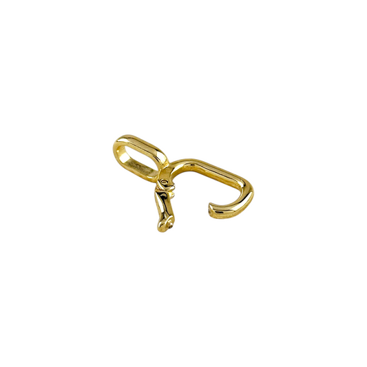 Carabiner Charm Holder 18k Gold Filled Pendant