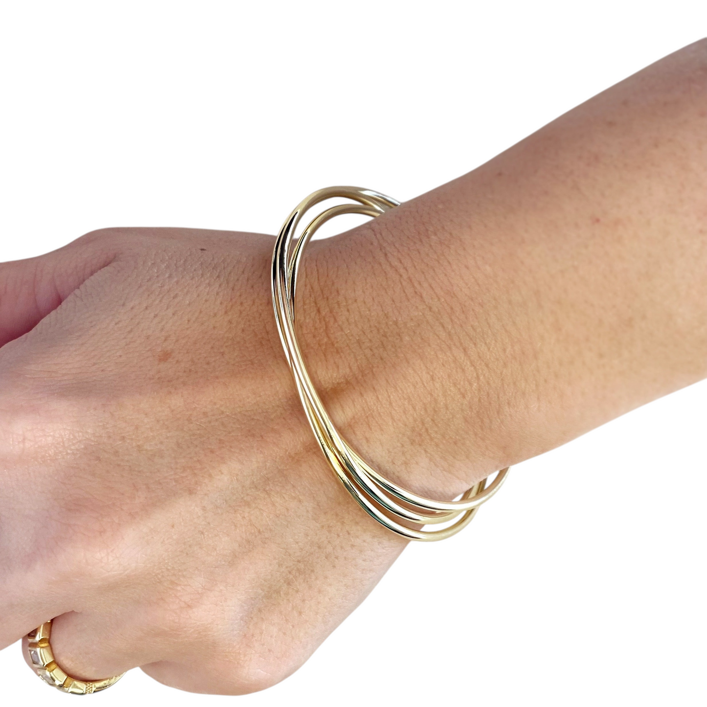 Triple Bangle 18k Gold Filled Bracelet