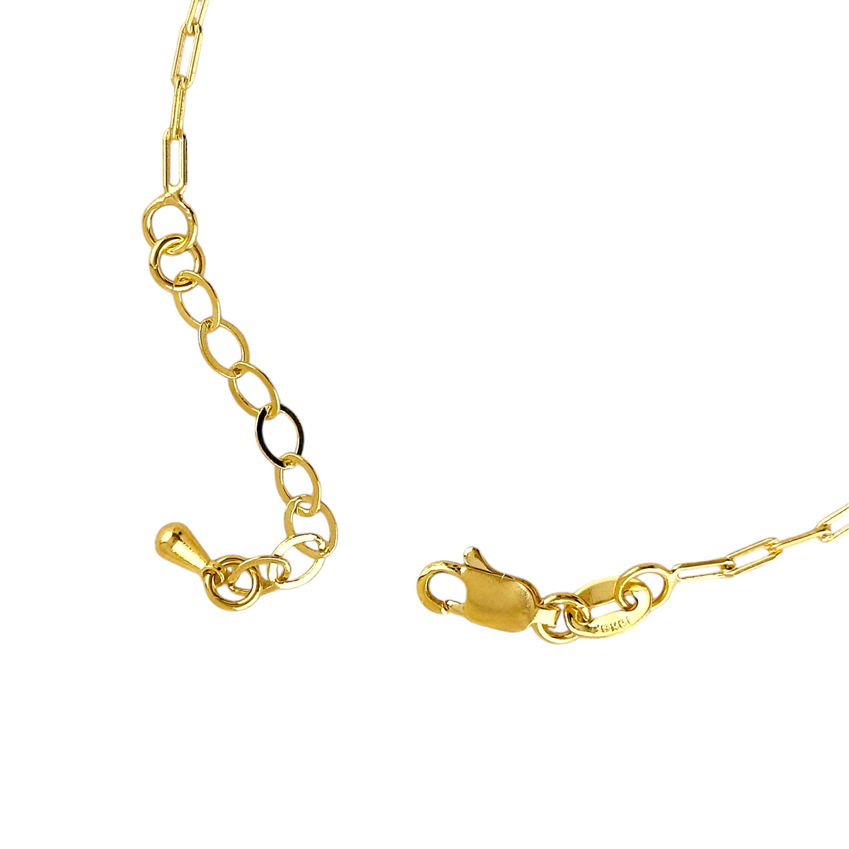Interlocking Circles Bracelet in 18K gold-filled, view 5
