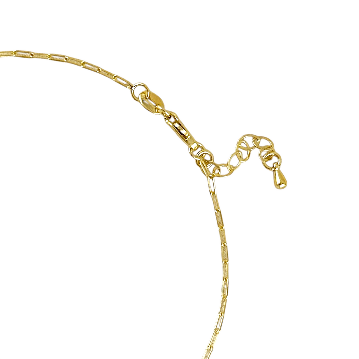Interlocking Circles Necklace in 18K gold-filled, view 9