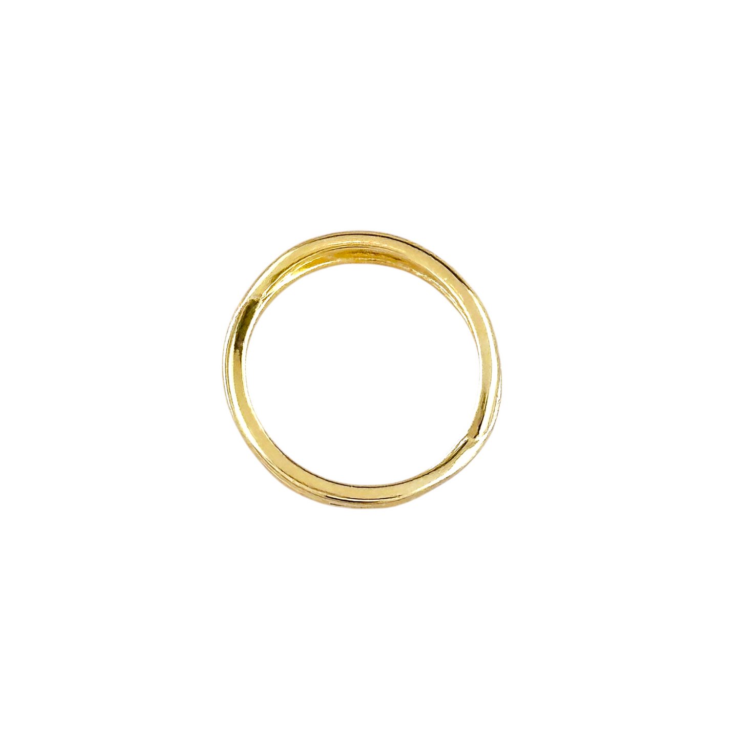 Crossover 18k Gold Filled Ring
