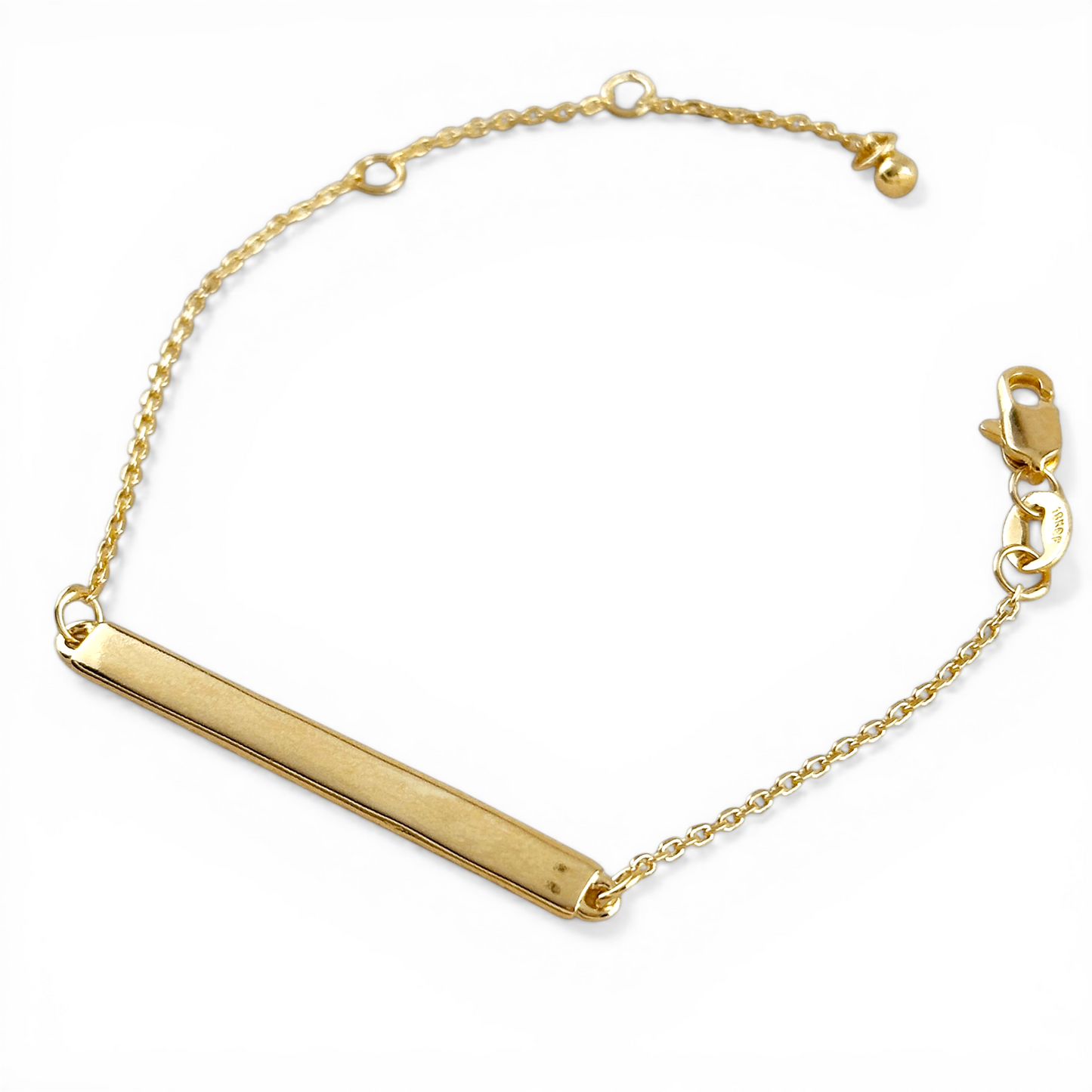 Polished Bar 18K Gold Filled Bracelet