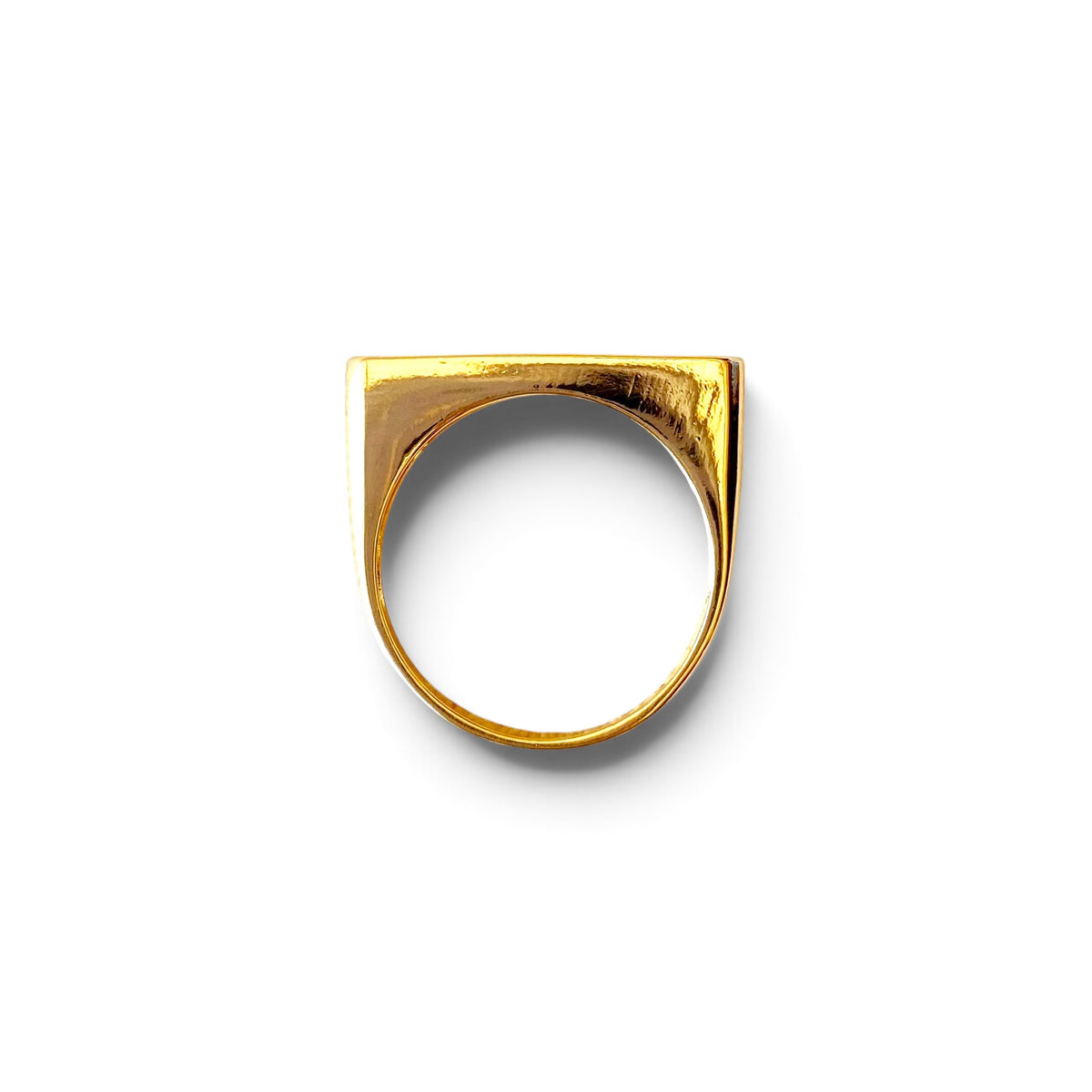 Faith Engraved Stackable Ring in 18K gold-filled, view 5