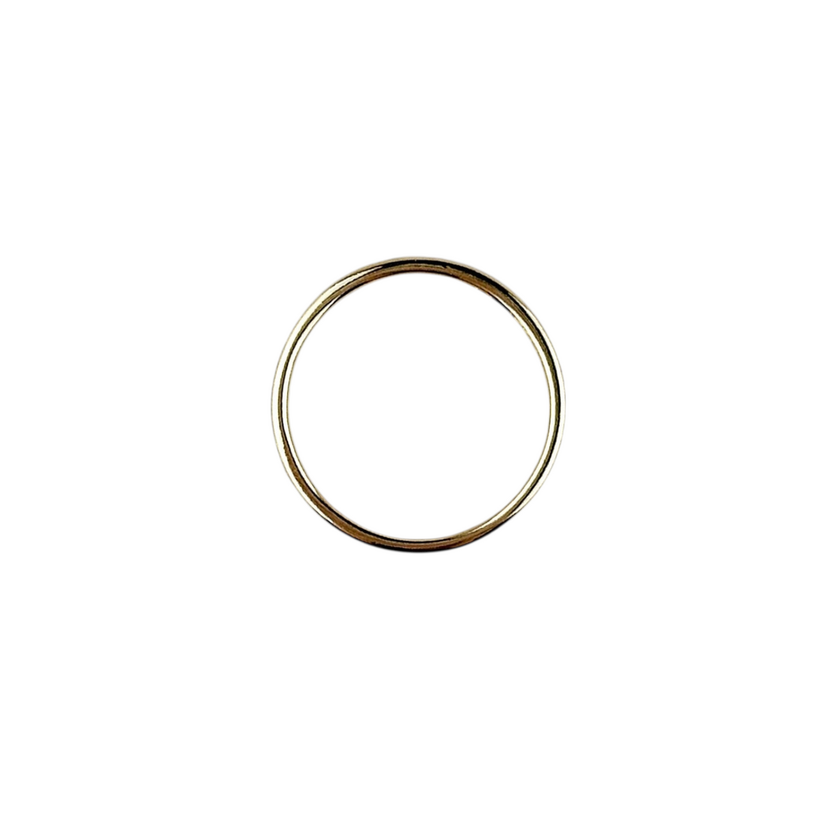 Polished Flat Band 5mm Ring in 18K gold-filled, view 4