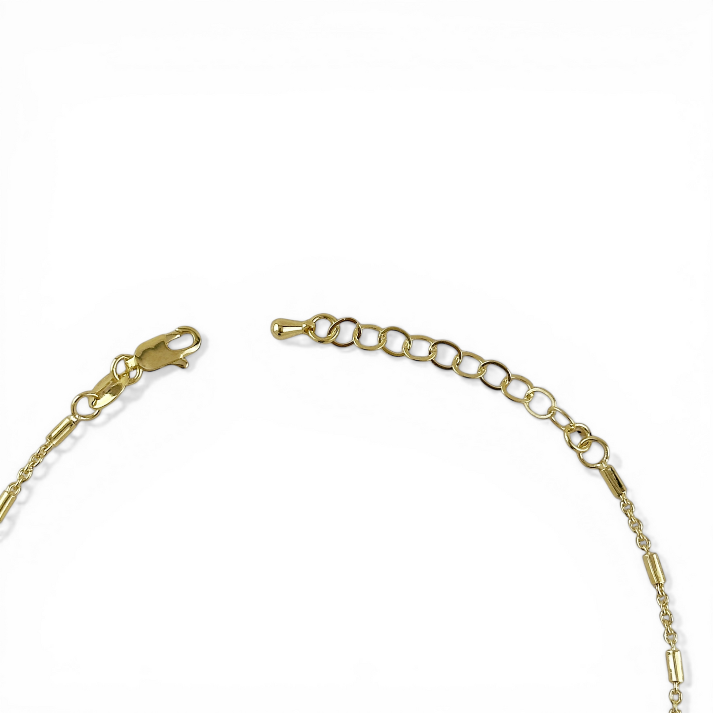 Tube Bead Detail 18K Gold Filled Anklet