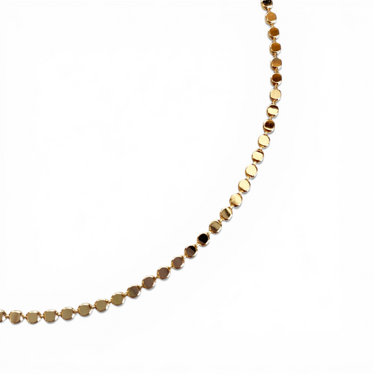 2mm Dot Chain 18K Gold Filled Anklet