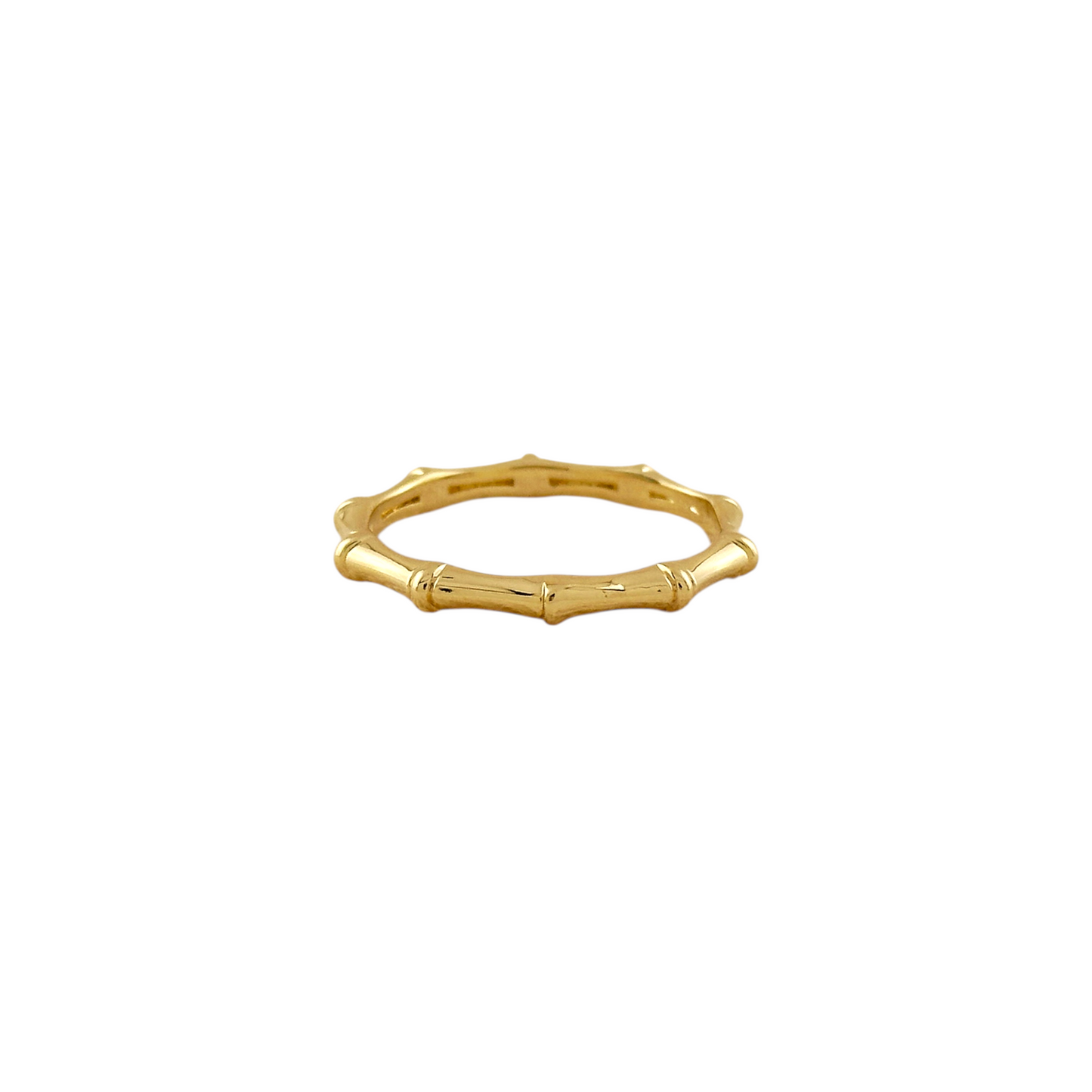 Bamboo Band 18k Gold Filled Ring