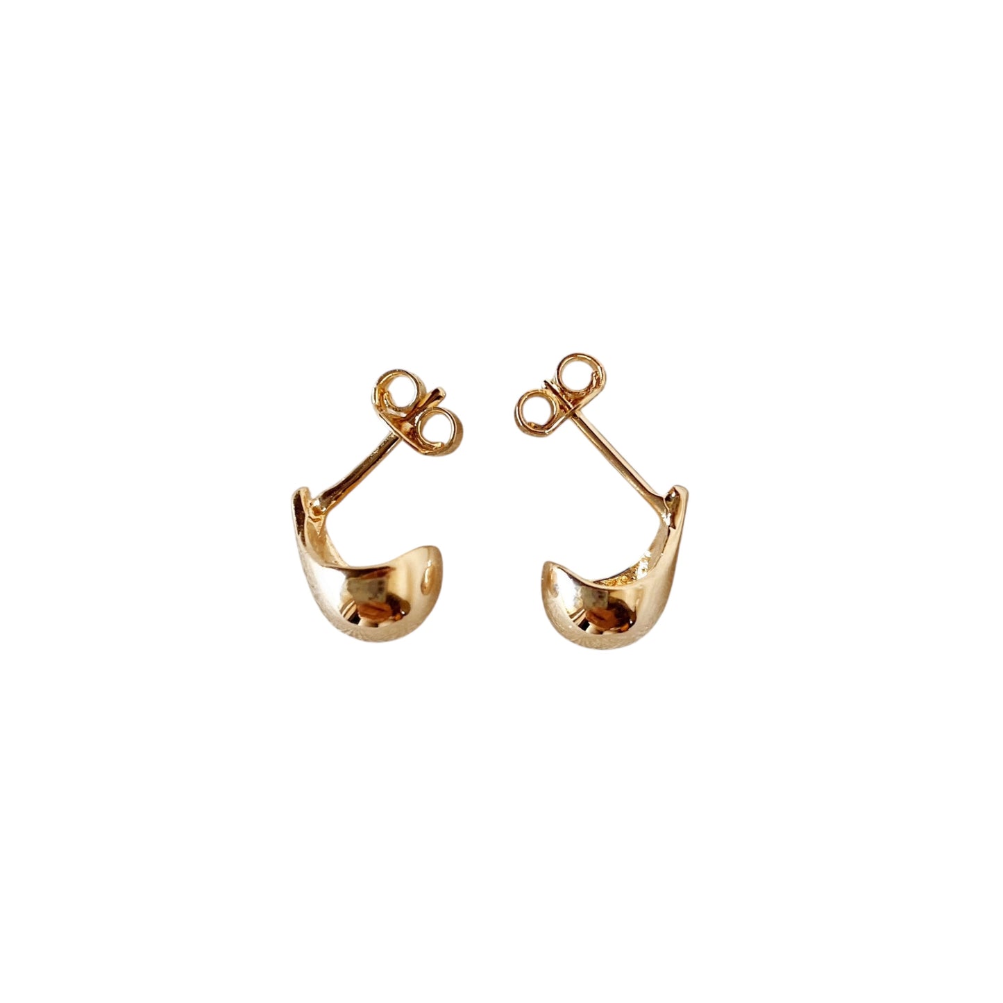 10mm Teardrop Stud 18k Gold Filled Earrings