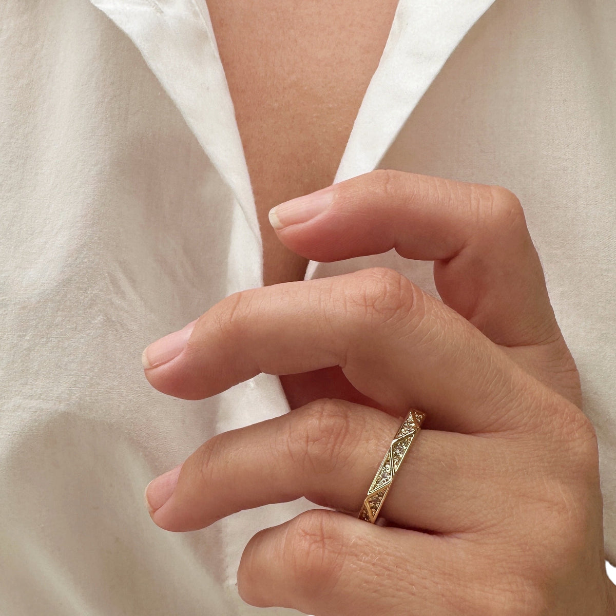 Geometric Facet CZ Ring on Model
