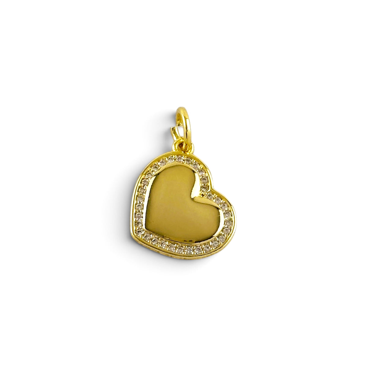 Heart Halo CZ Pendant