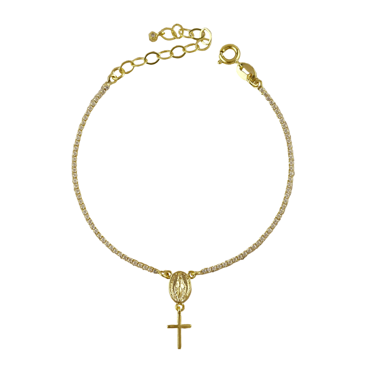 Miraculous Mary Riviera CZ Bracelet