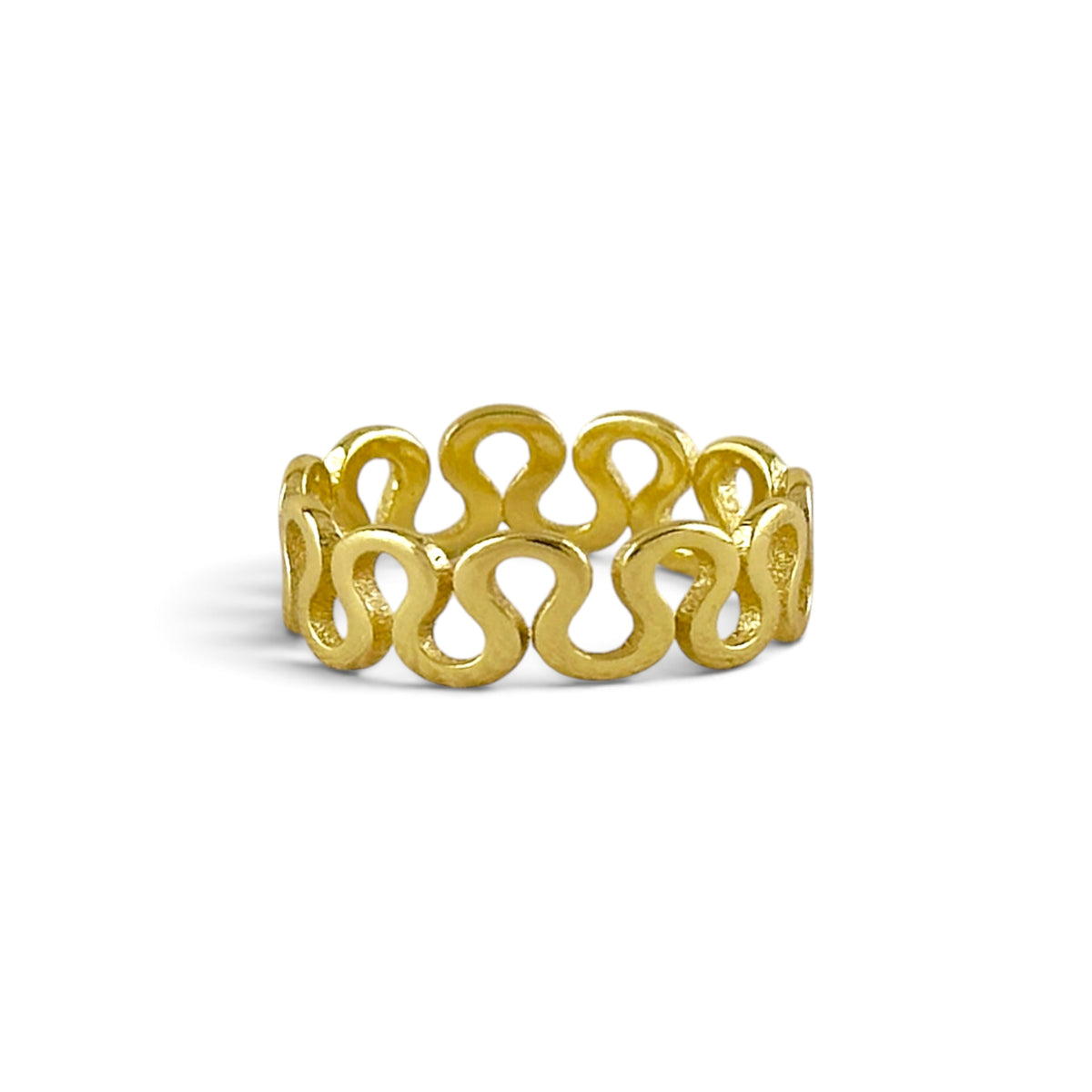 Sculpted Wave Ring