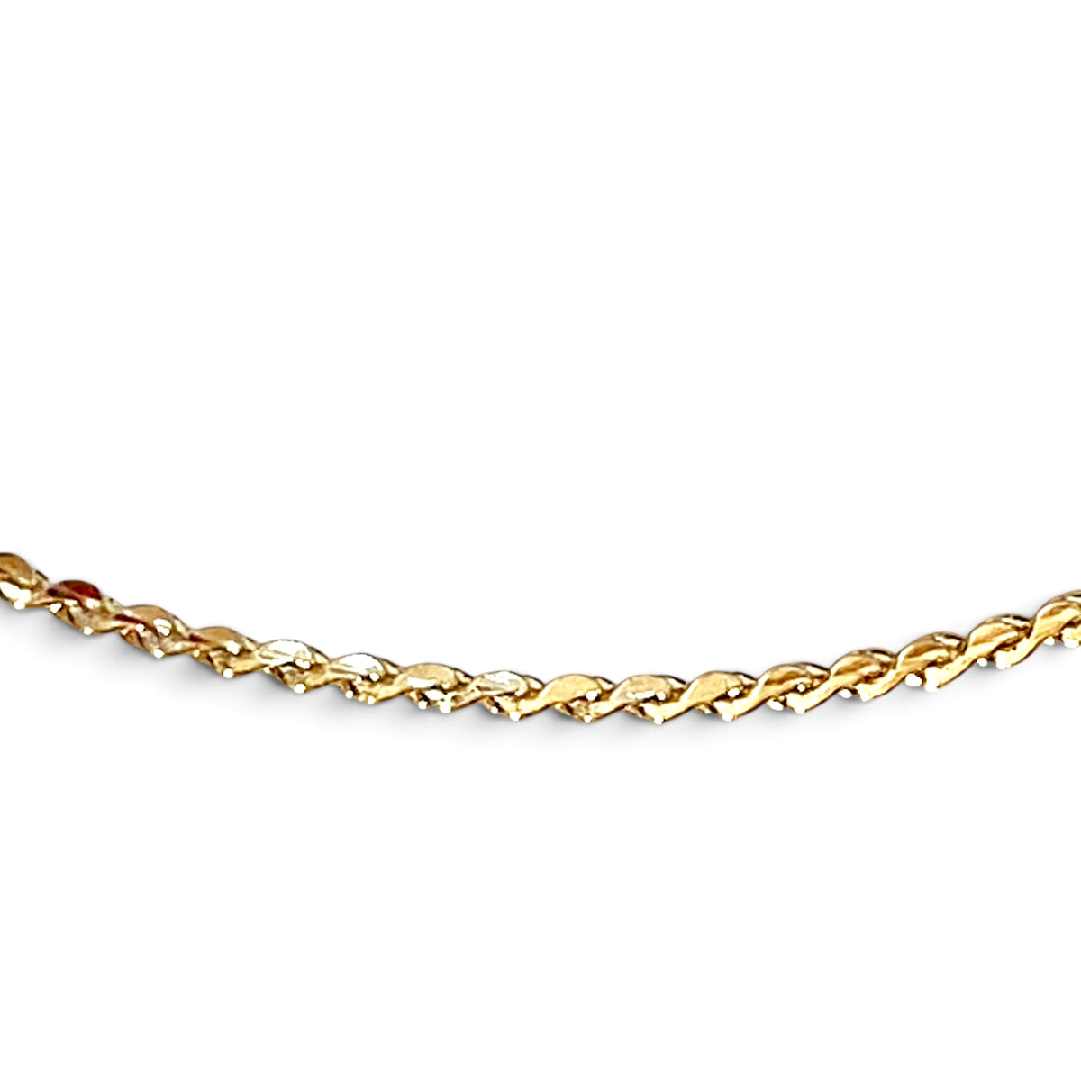 Skillus Flat Rope Chain Bracelet 18k gold filled