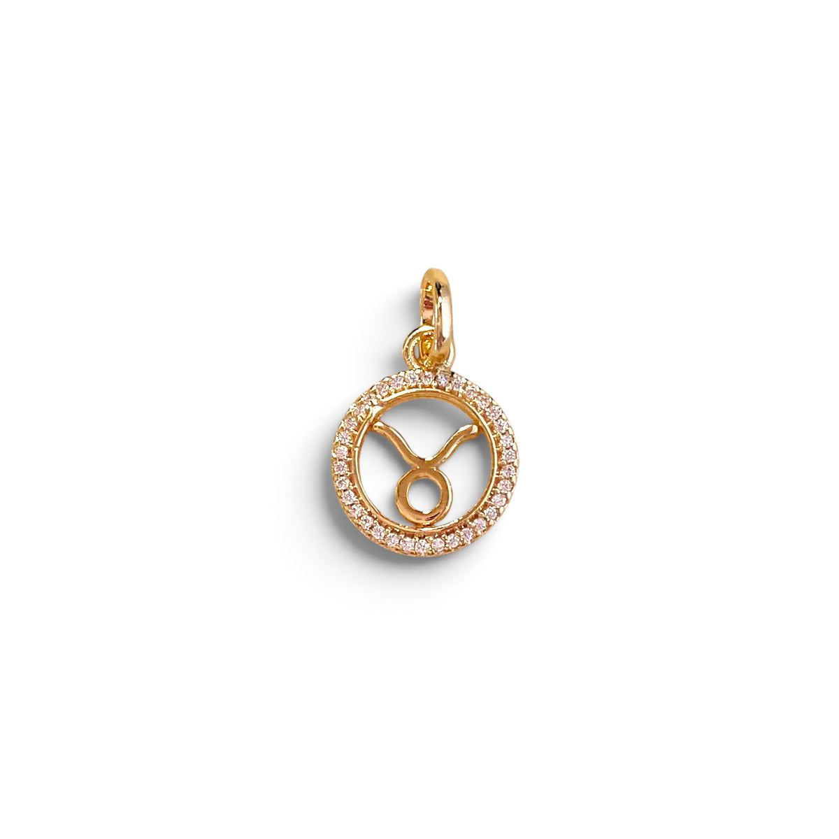 Taurus Zodiac 18K Gold Filled Pendant