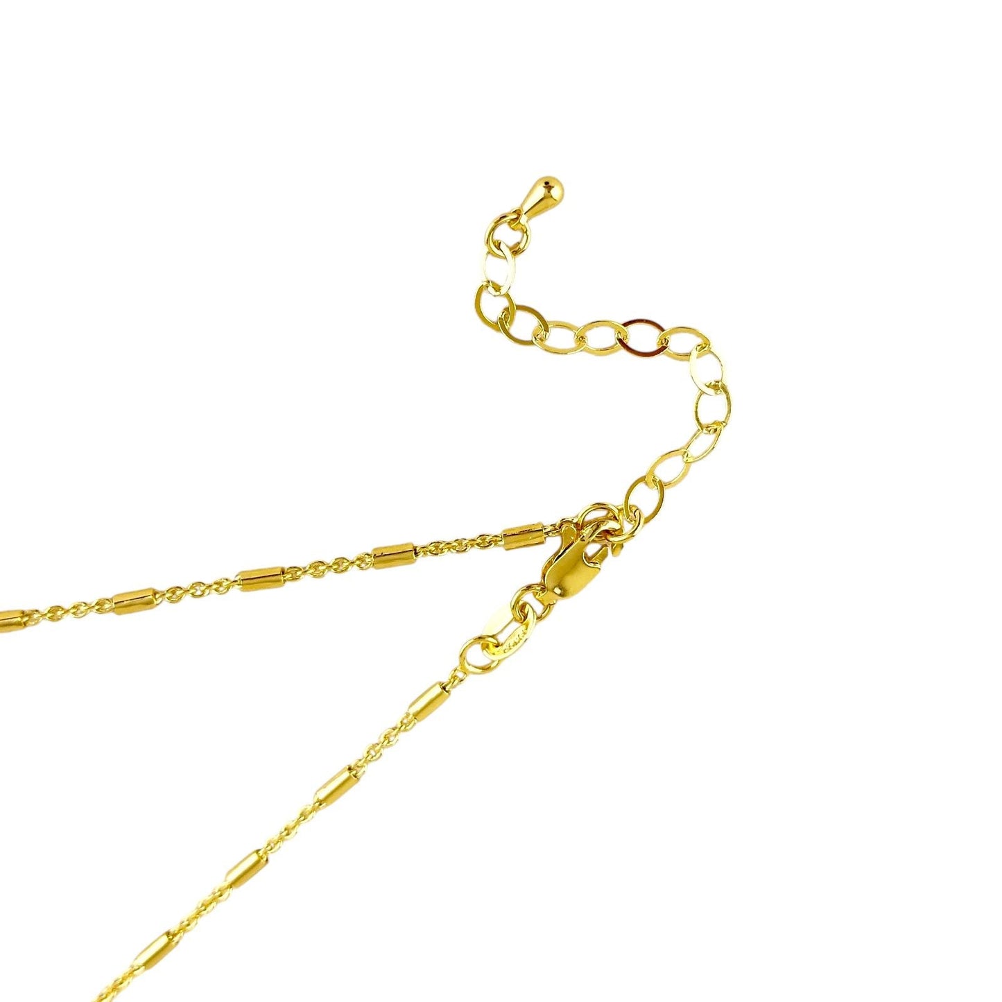 Tube Link 18K Gold Filled Chain Necklace