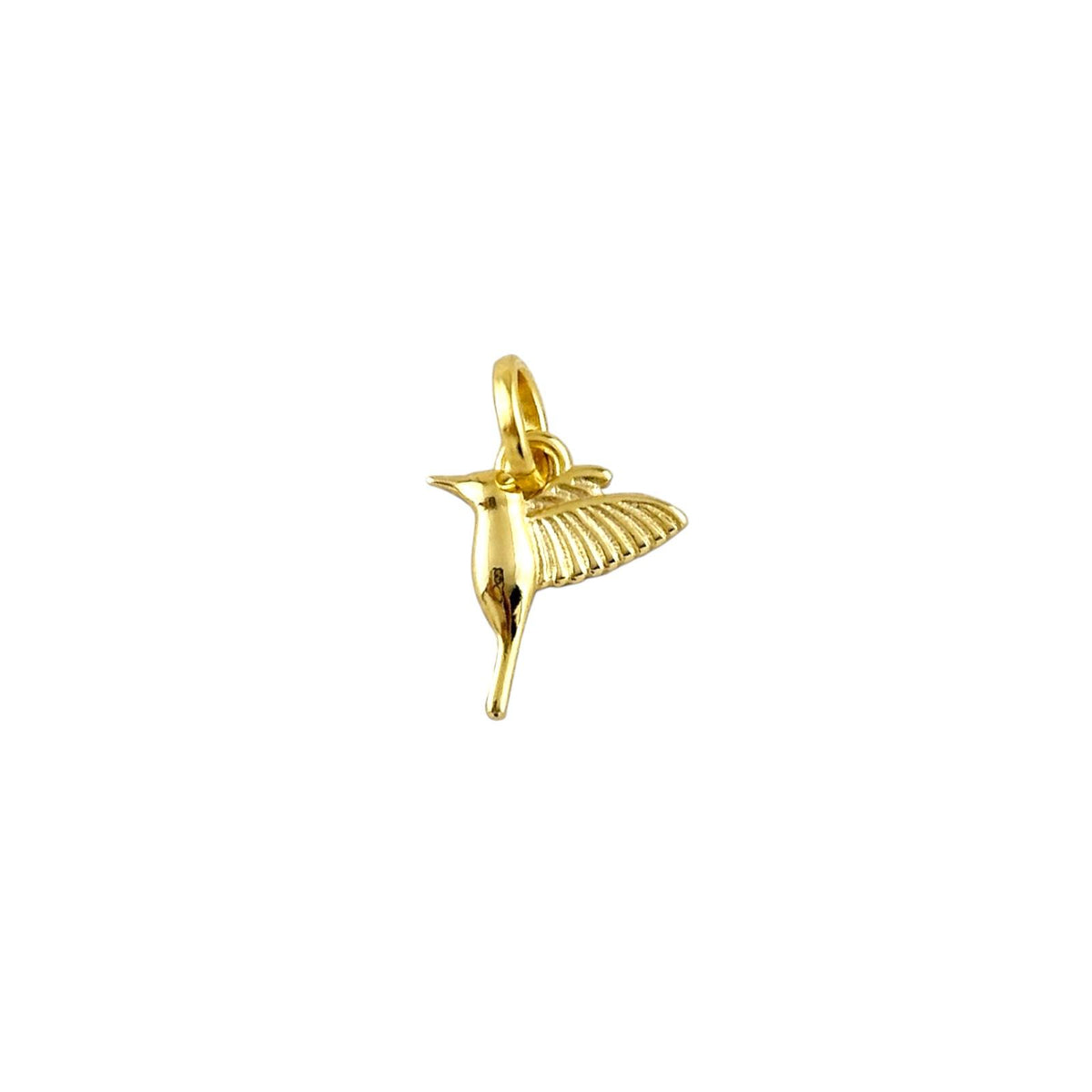 Hummingbird 16mm Charm in 18K gold-filled