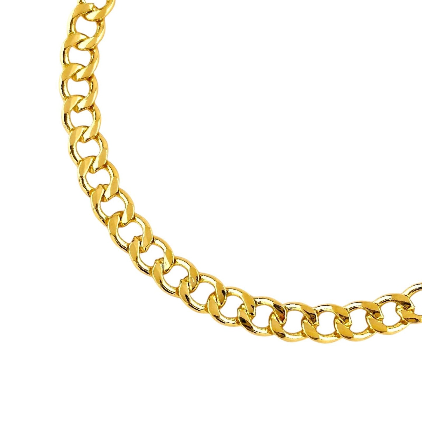 5mm Cuban Chain 18k Gold Filled Bracelet