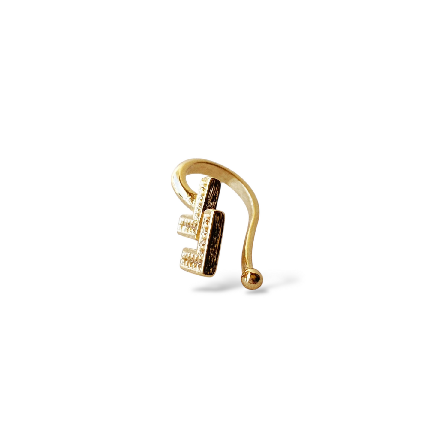 Arrow Chevron CZ 18K Gold Filled Ear Cuff