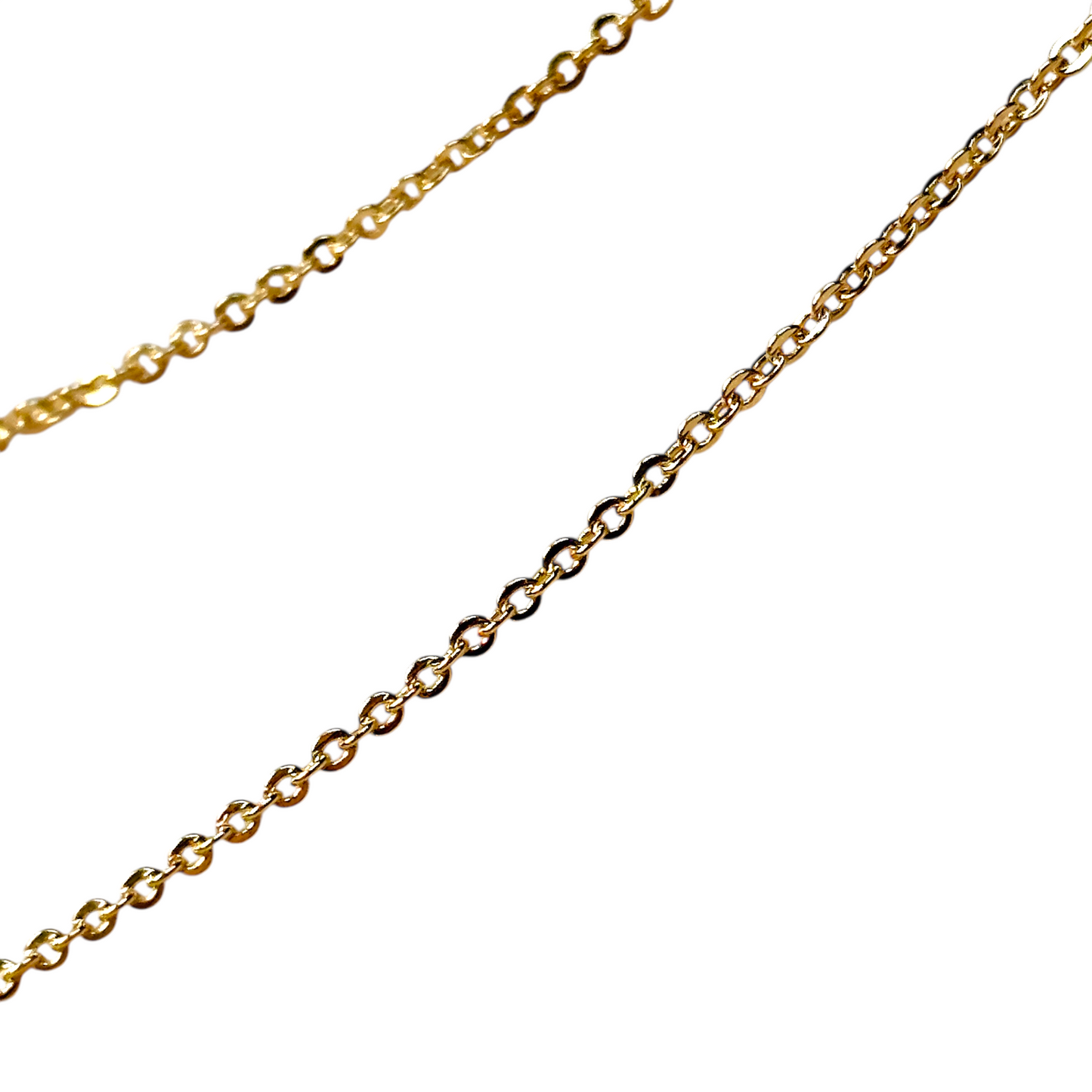 1.45mm Cable Chain 18k Gold Filled Necklace
