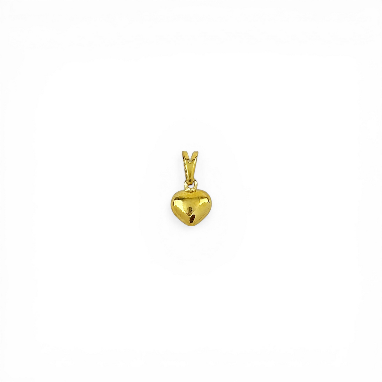 Heart Domed 10mm 18K Gold Filled Charm