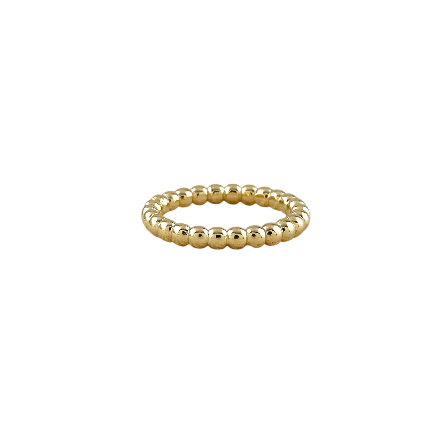2mm Beaded Band 18k Gold Filled Ring