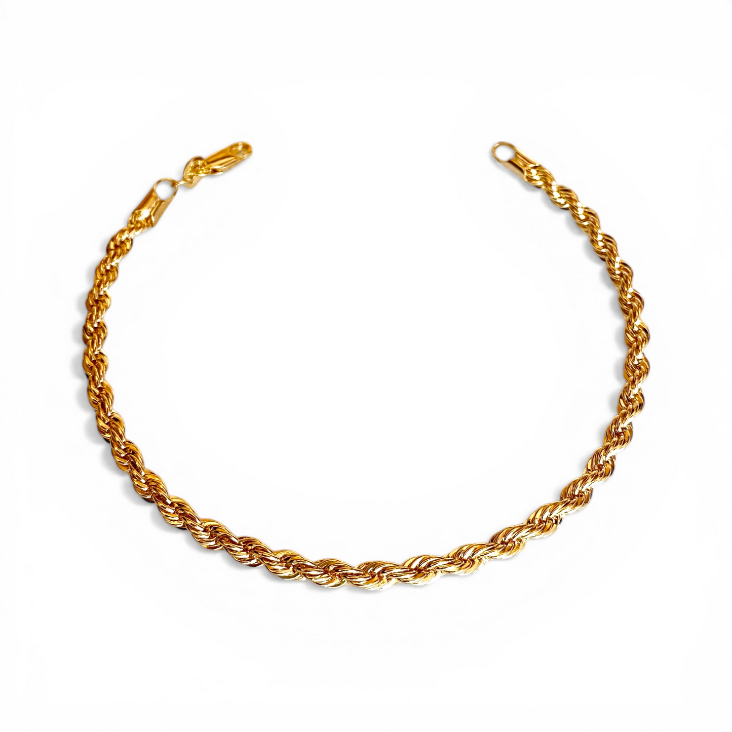 4mm Rope Chain 18K Gold Filled Anklet