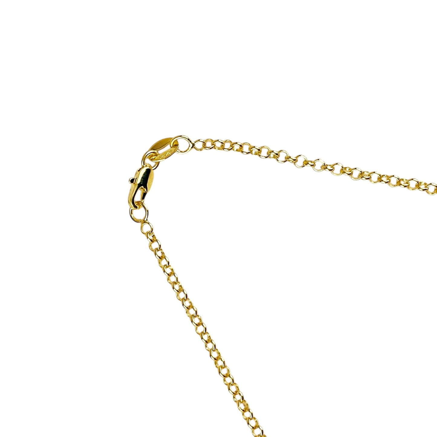 2.5mm Rolo Link Chain 18K Gold Filled Necklace