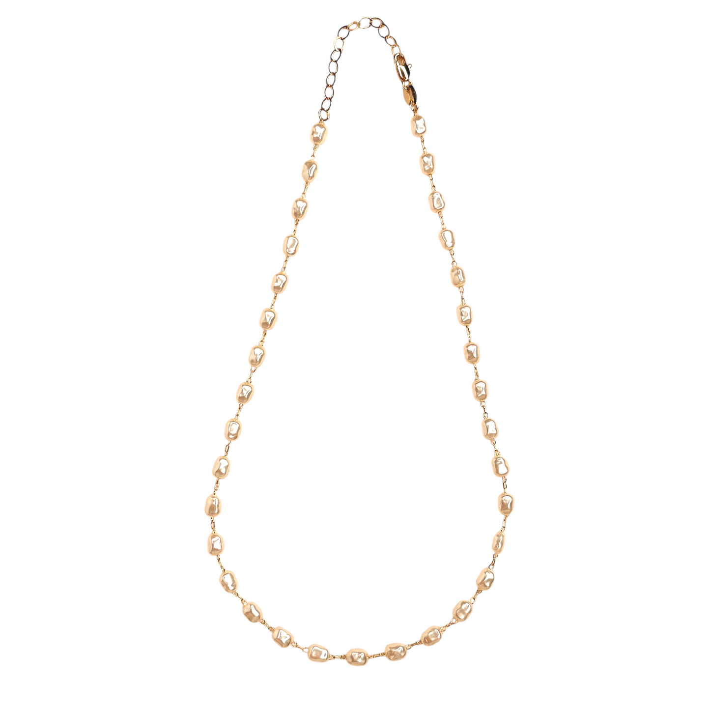 Baroque Pearl 18K Gold Filled Necklace