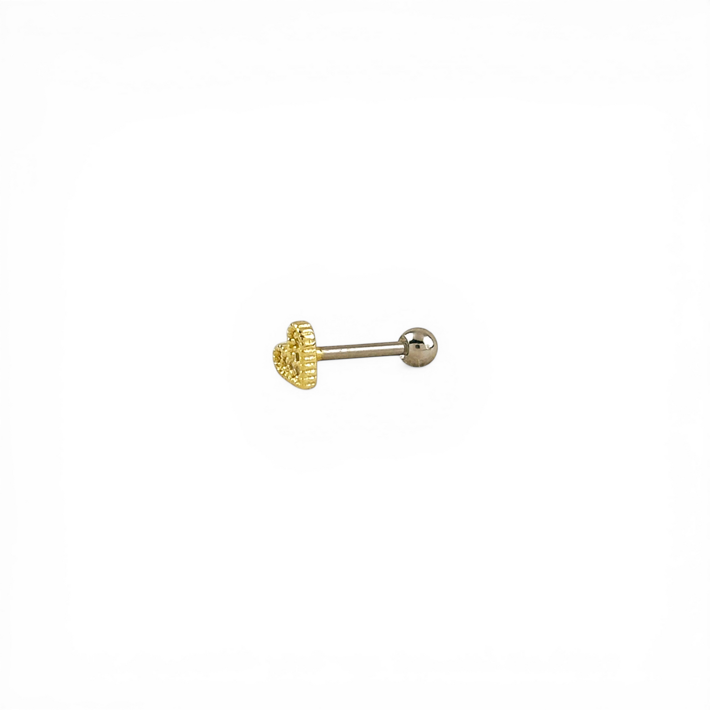 CZ Piercing Stud 18K Gold Filled Earring
