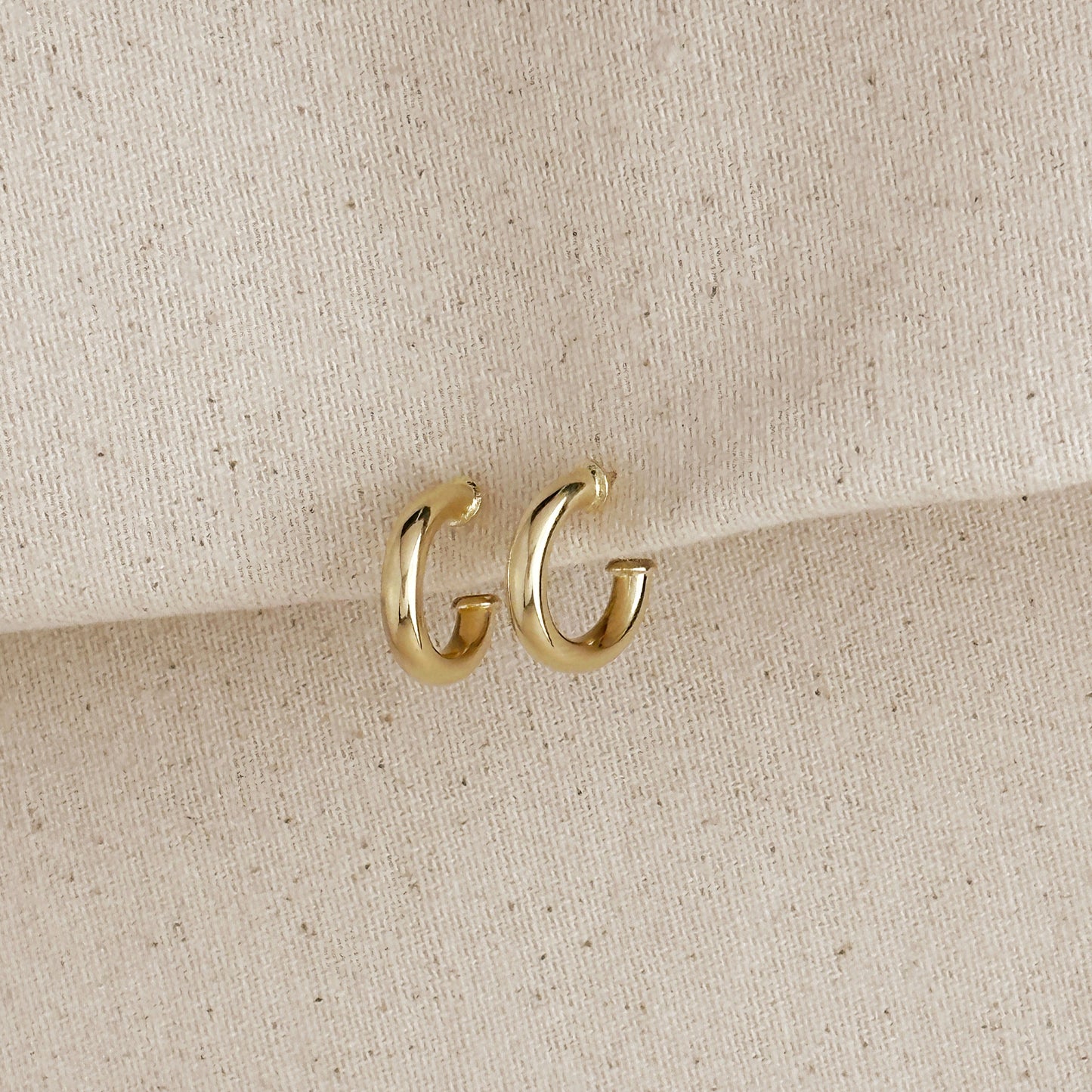 15mm Open Hoop 18k Gold Filled Earrings