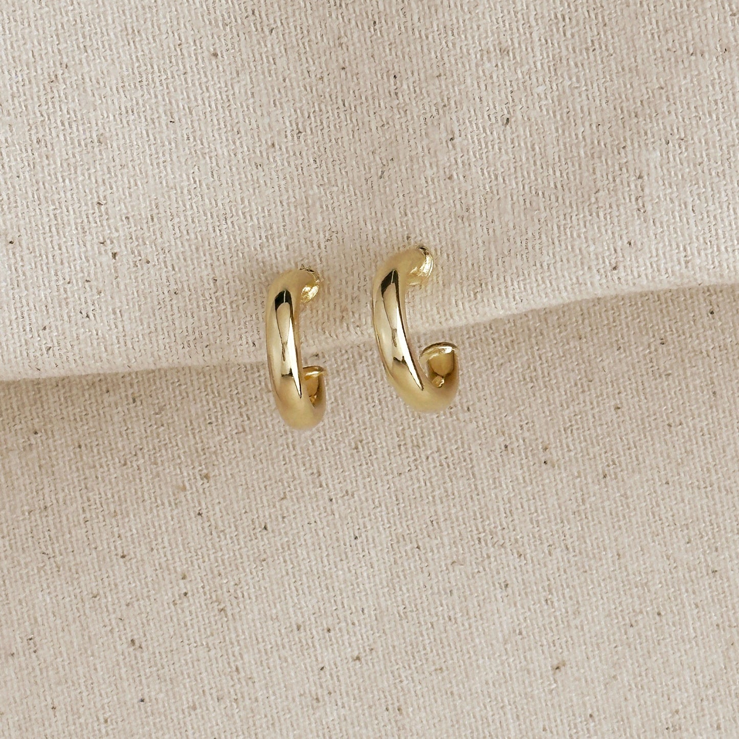 15mm Open Hoop 18k Gold Filled Earrings