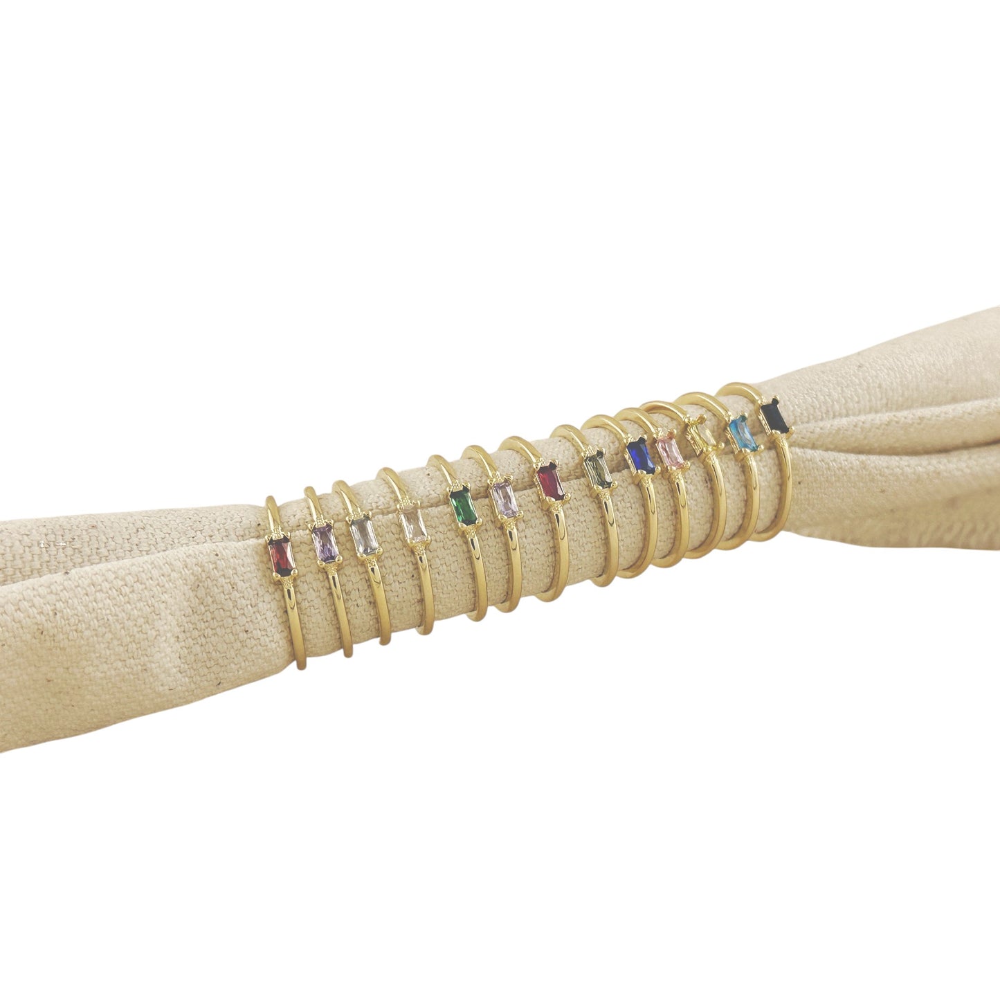 Birthstone 18K Gold Filled Ring