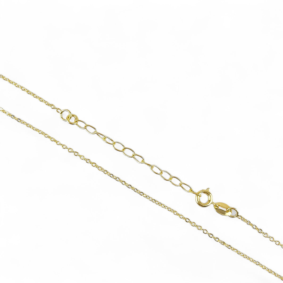 Cable Chain 1.45mm Necklace in 18K gold-filled, view 6