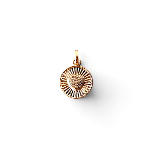 12mm charm showing textured detail