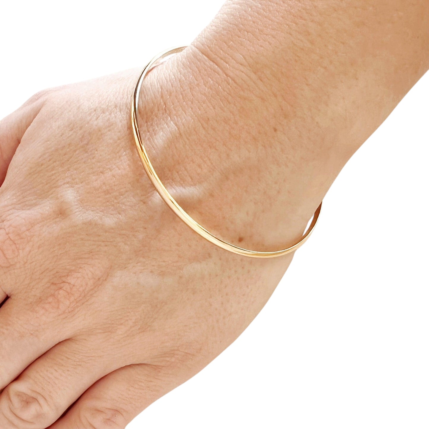 1.8mm Classic Bangle 18k Gold Filled Bracelet