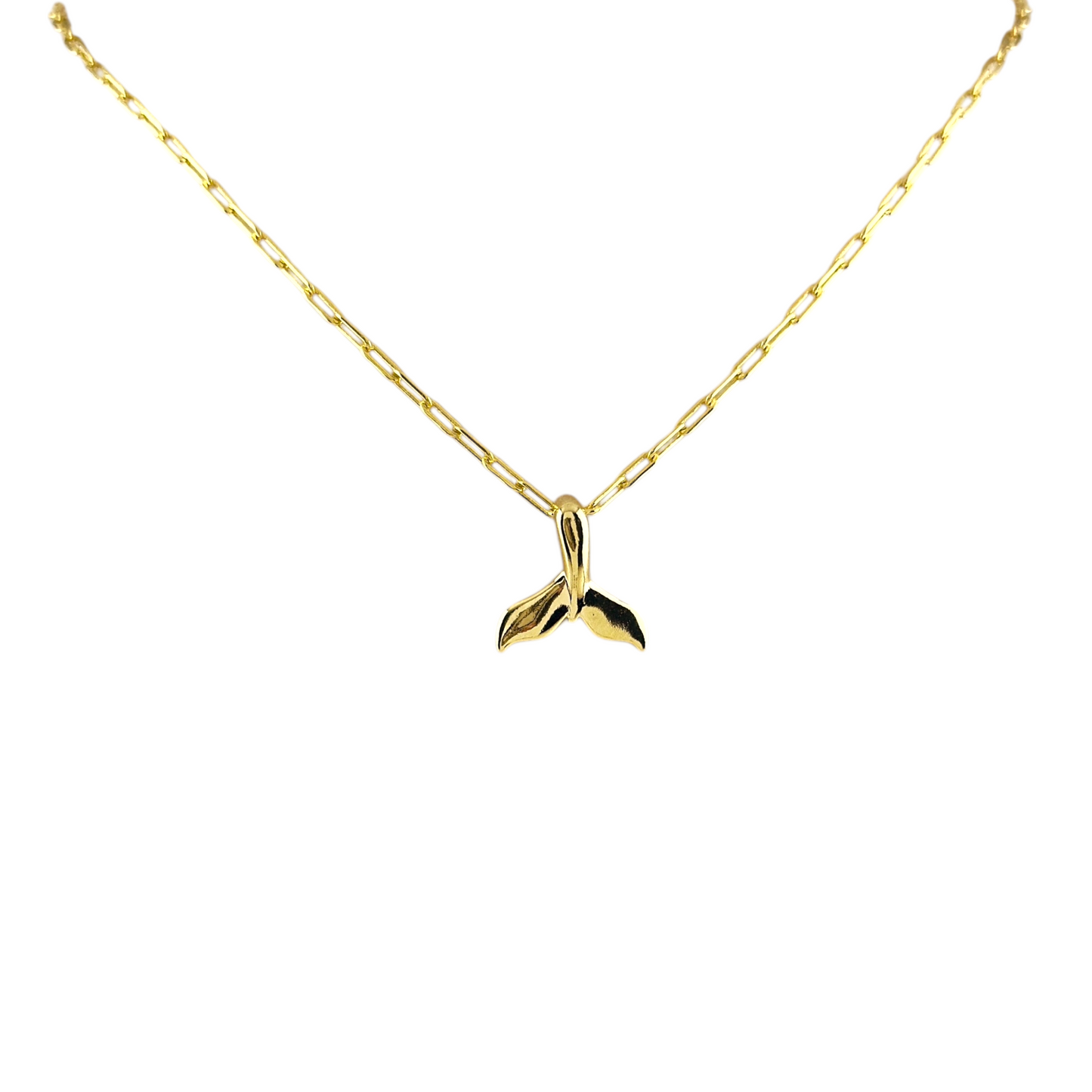 Whale Tail 15mm 18K Gold Filled Charm
