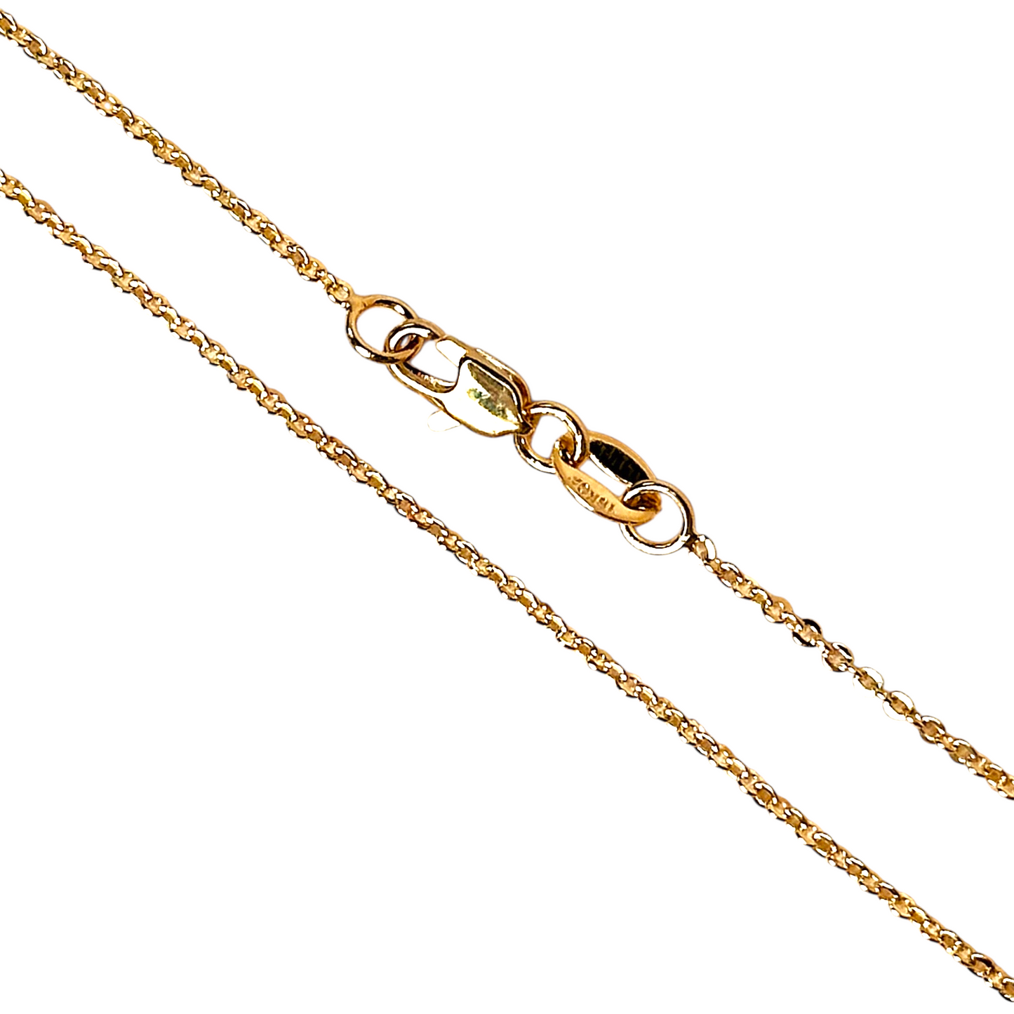 1.45mm Cable Chain 18k Gold Filled Necklace
