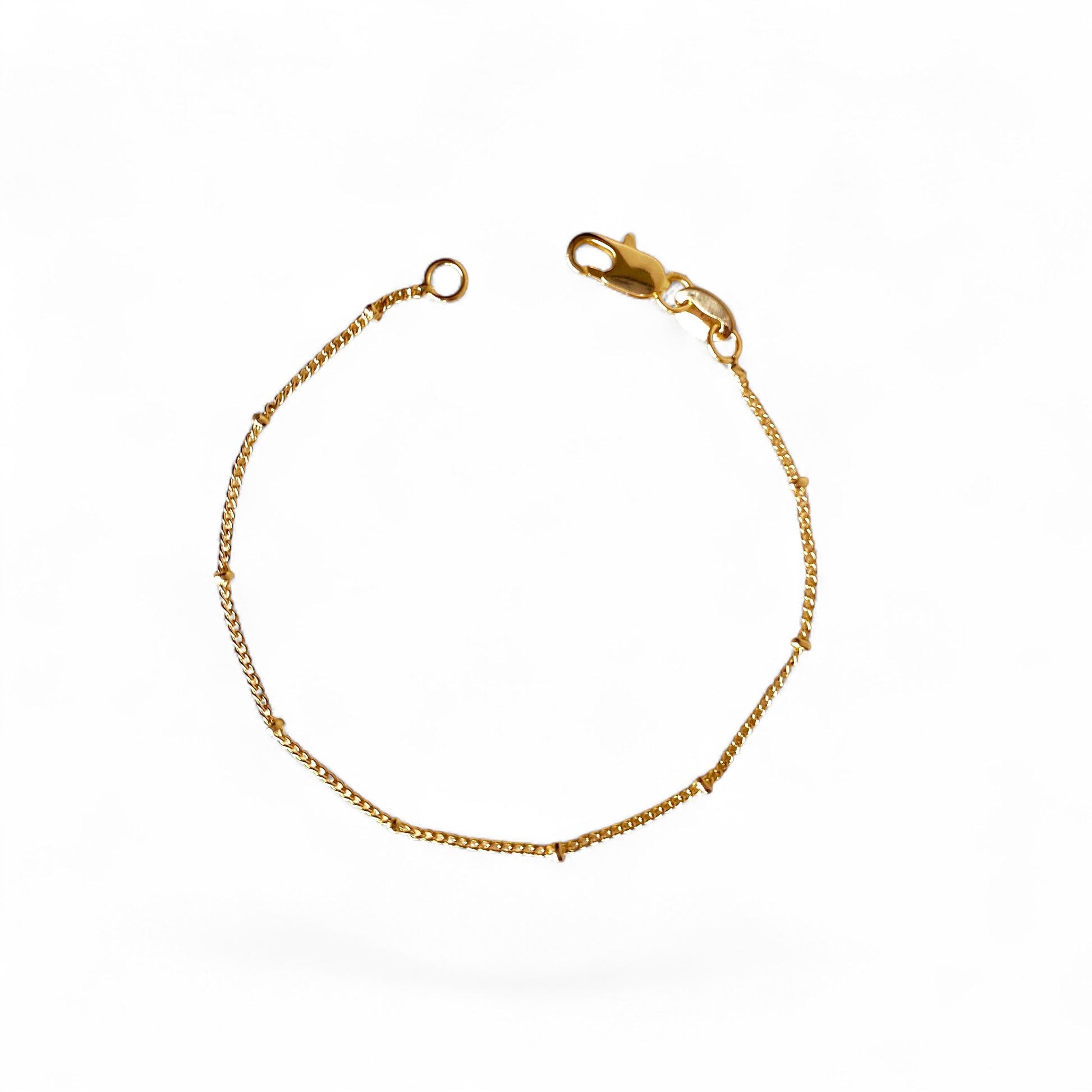 18K Gold FilledSatellite Chain Bracelet 