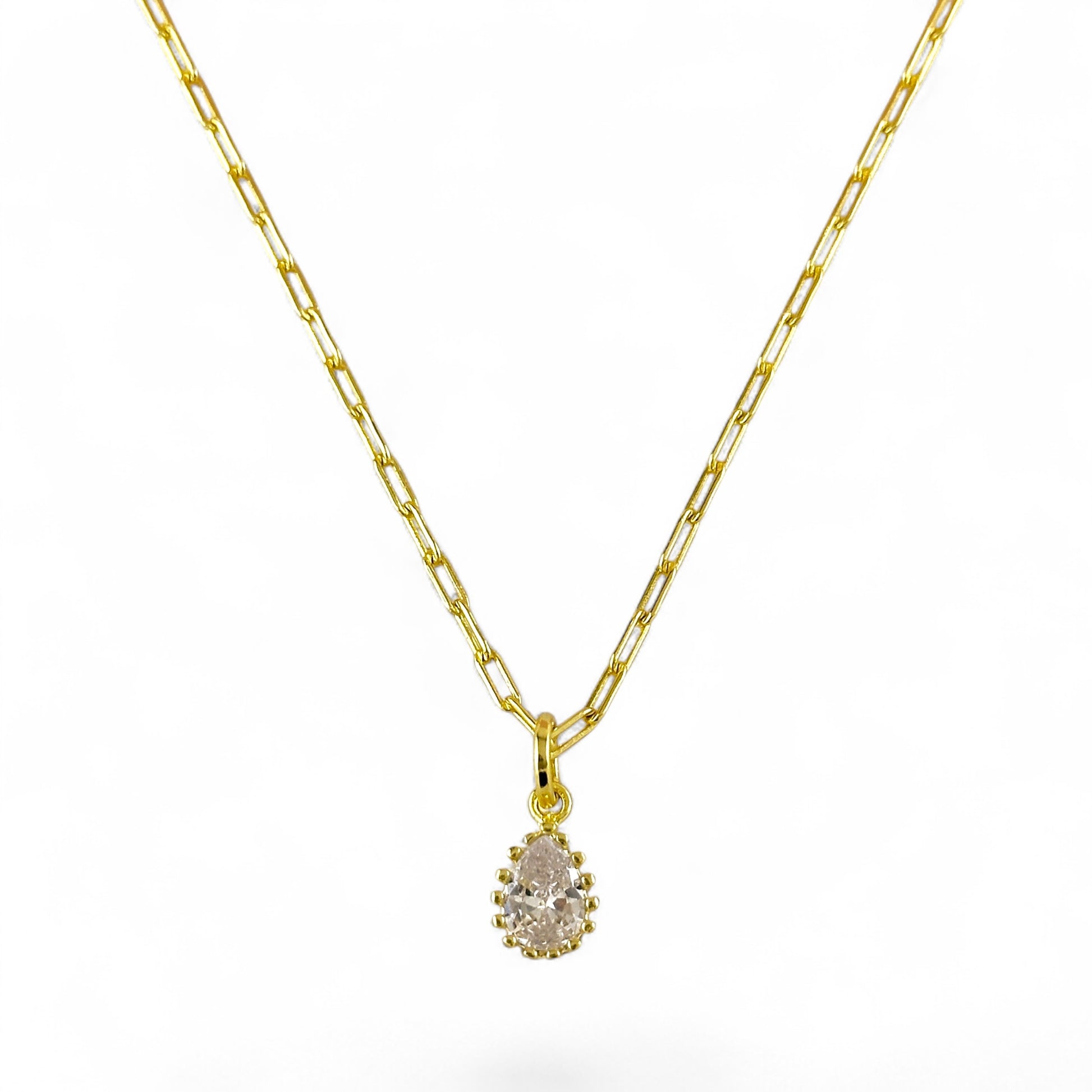 18K Gold Filled vintage charm styled on chain