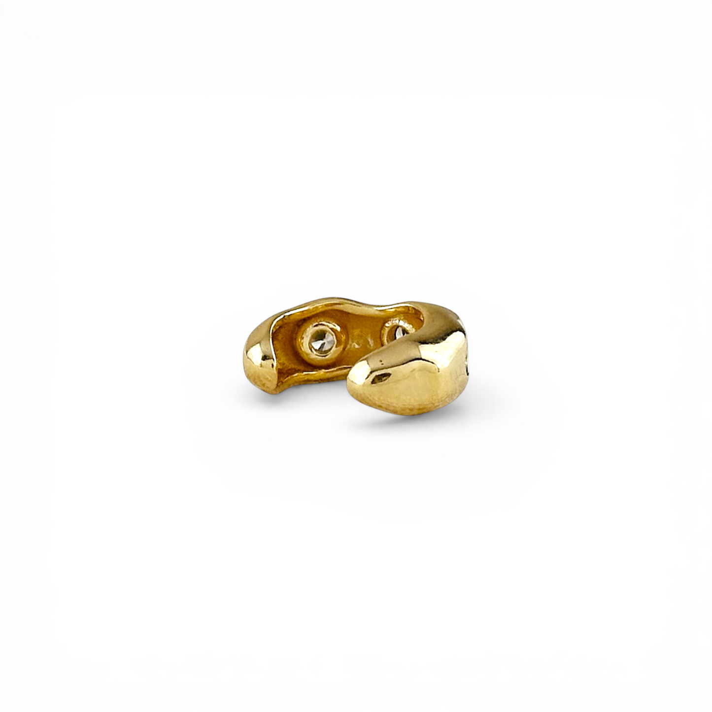 Wave CZ 18K Gold Filled Ear Cuff