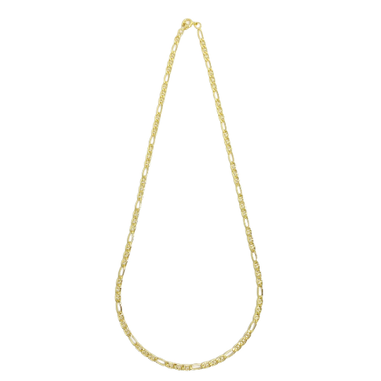 3.5mm Figarucci Link Chain 18k Gold Filled Necklace