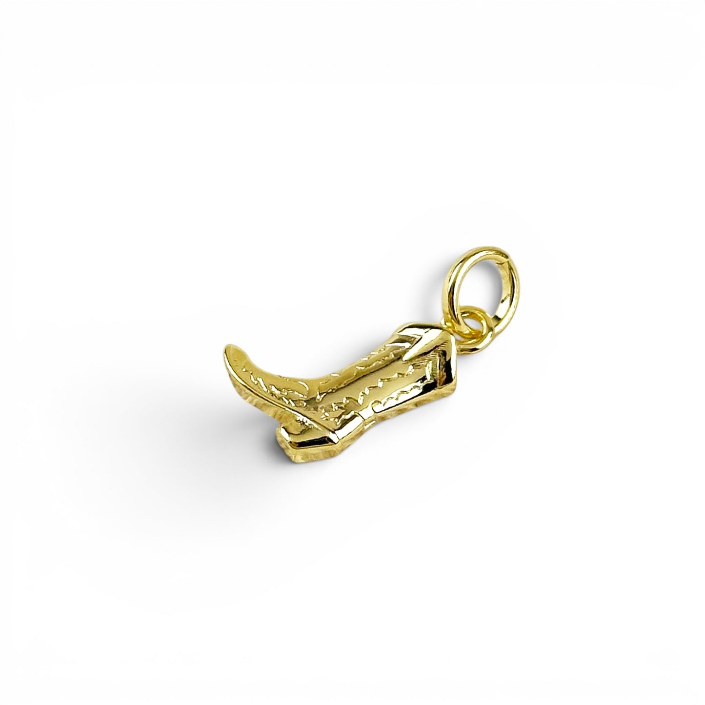 Western Boot 18mm 18K Gold Filled Charm