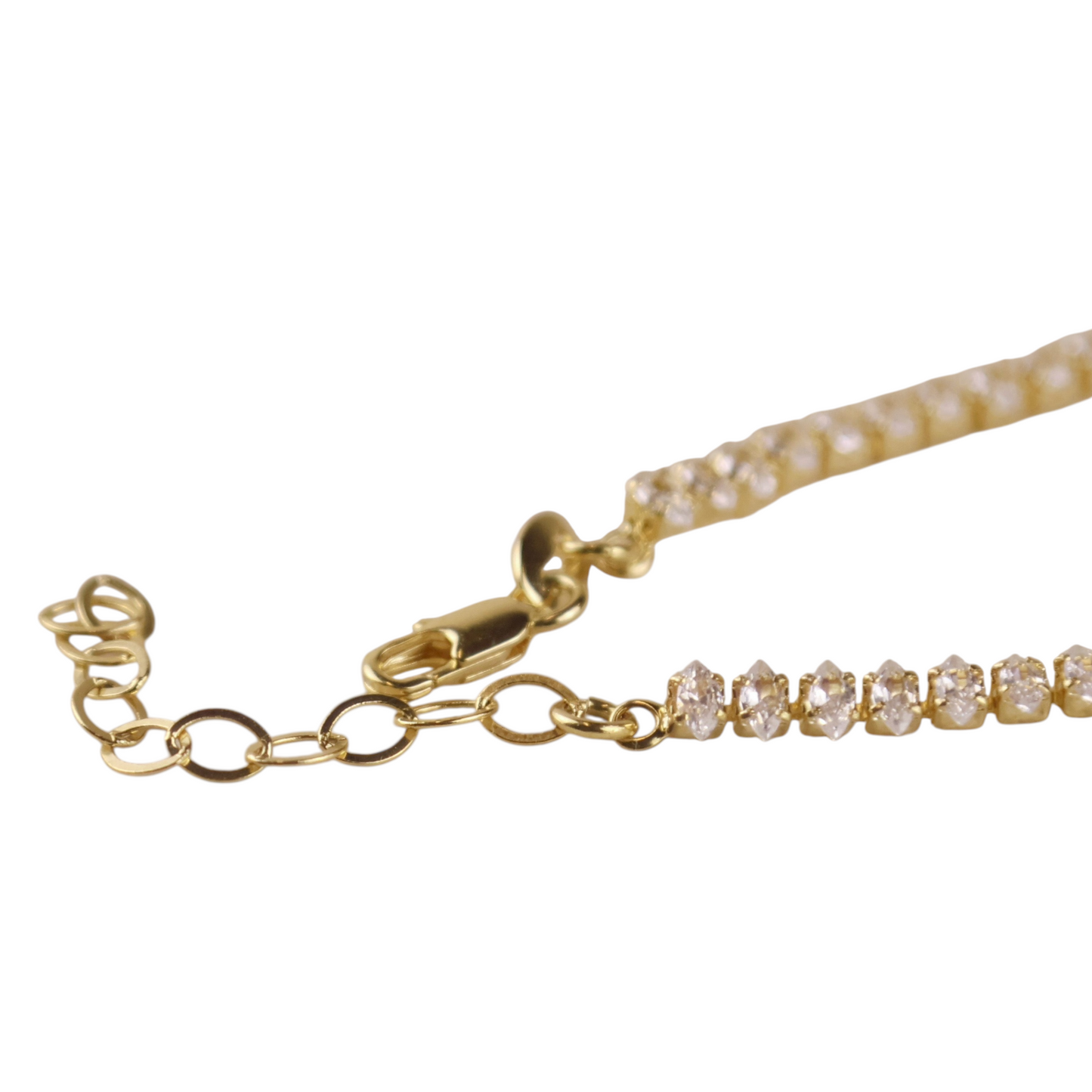 4mm Marquise CZ 18k Gold Filled Riviera Bracelet