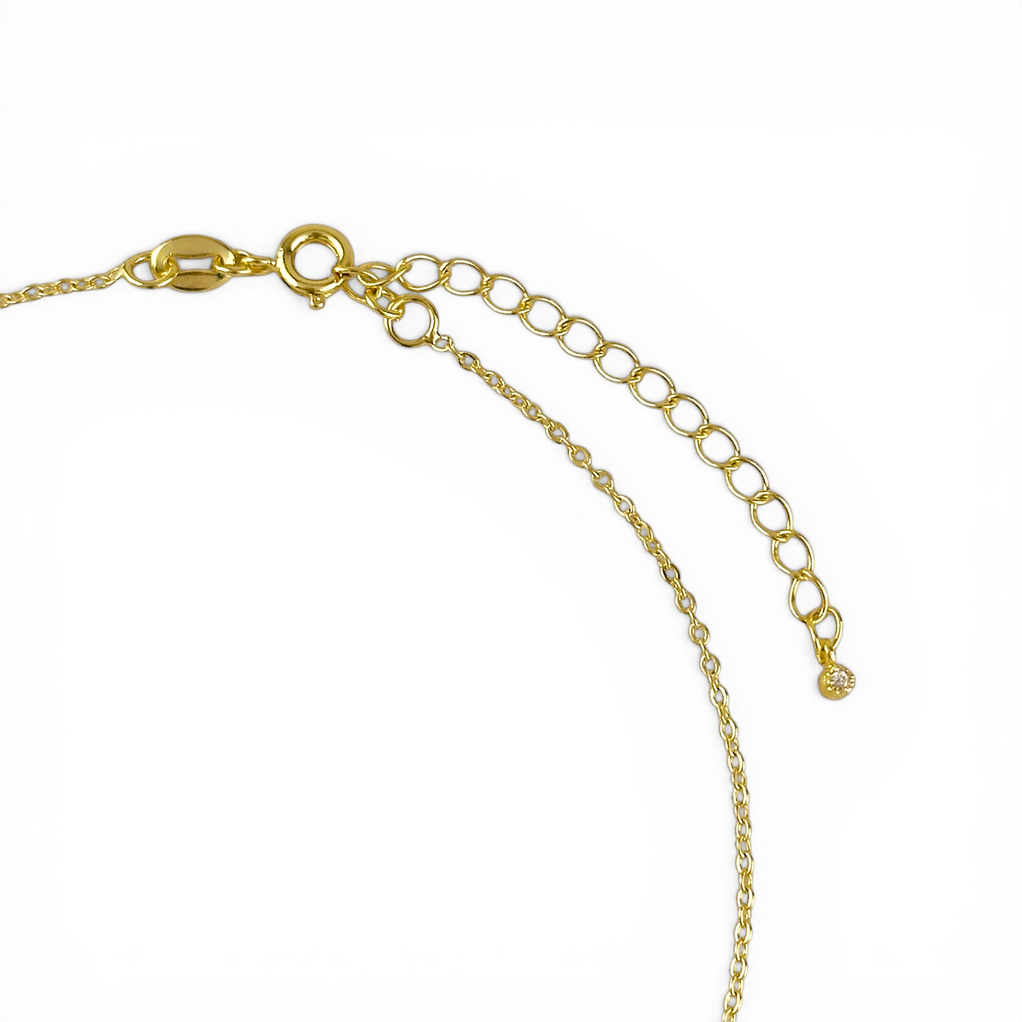 Mini Cowgirl Boot Pavé CZ 18K Gold Filled Necklace